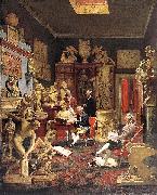 Johann Zoffany Charles Towneley and friends in his library, Germany oil painting artist